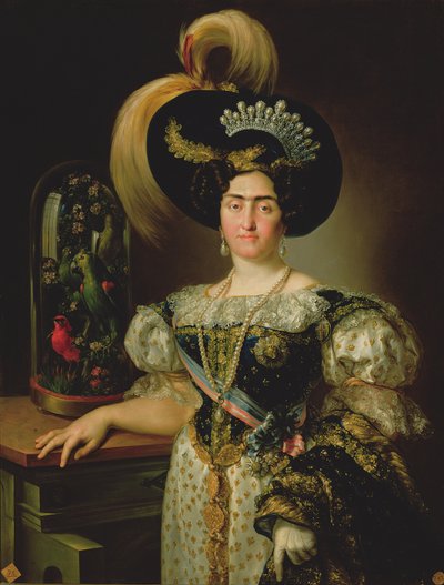 Maria Francisca de Braganca and Bourbon by Vicente Lopez y Portana